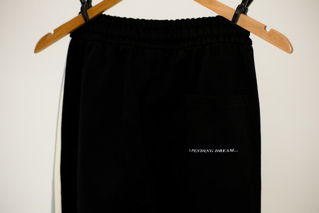Side-Stripe Straight-Leg Pants