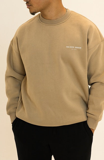 ORIGINAL FLEECED SWEATSHIRT - Apricot (Pre Order)