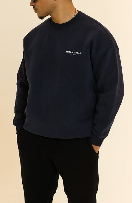 ORIGINAL FLEECED SWEATSHIRT - Navy Blue (Pre Order)